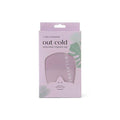Packaging for Lemon Lavender - Out Cold Temp-Smart Migraine Cap in soft lavender with botanical accents, a soothing wellness product designed for mom life essentials.