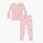 Bellabu Bear - Candy Cane Lane Bamboo Kids Pajamas: 4T