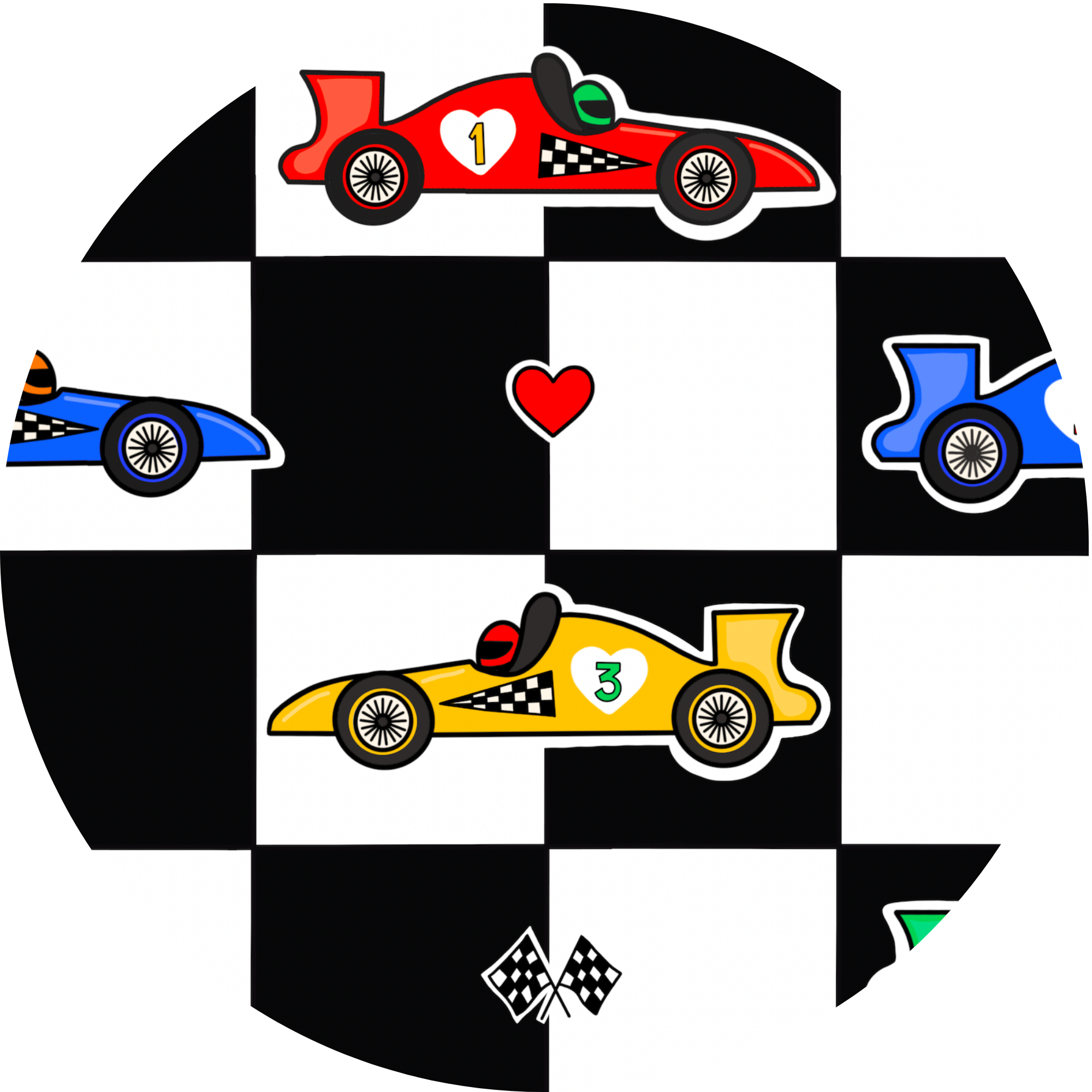 Kiki + Lulu - Racecar Kids Pajamas: 2T