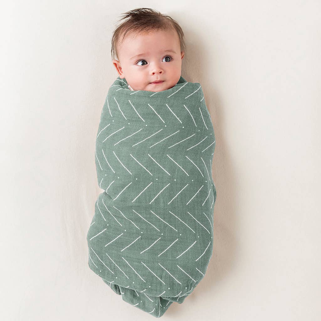 Itzy Ritzy - Breastfeeding Boss™: Sage Mudcloth
