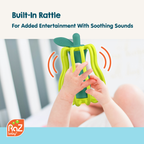 RaZbaby - RaZ-Pear Teether & Rattle Toy