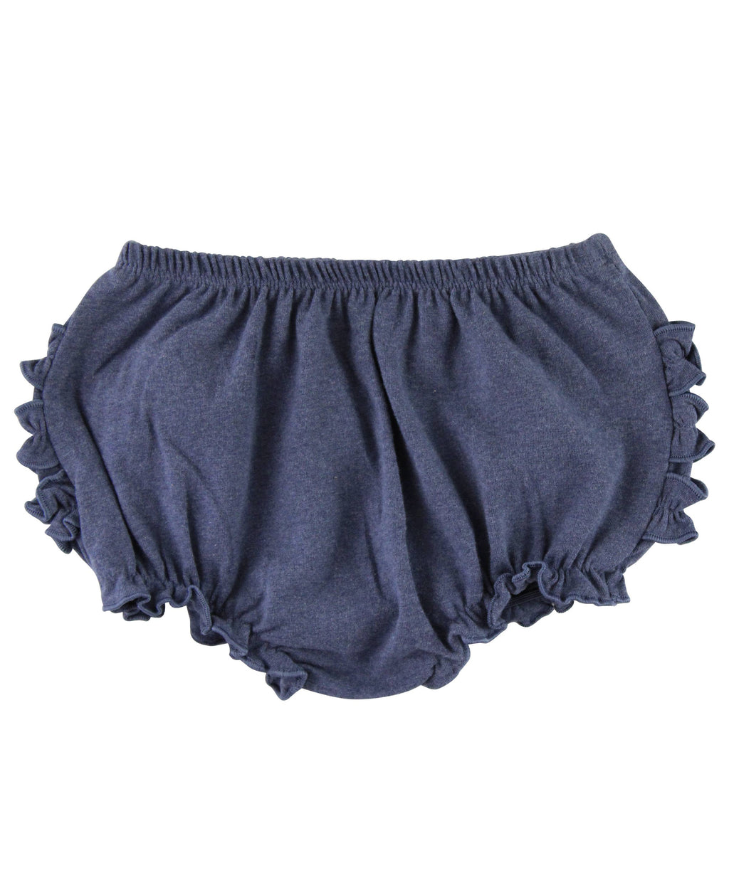 RuffleButts + RuggedButts - Baby Girls Faux Denim Knit RuffleButt Bloomer
: Blue / 3-6m