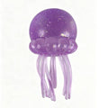Purple jellyfish-shaped toy on a white background