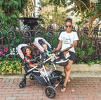 Itzy Ritzy - Coffee & Cream Travel Stroller + Wagon Caddy