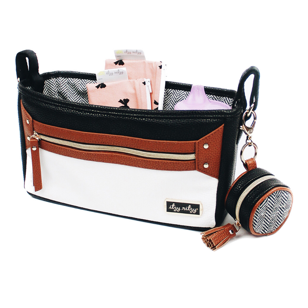 Itzy Ritzy - Coffee & Cream Travel Stroller + Wagon Caddy