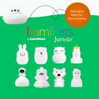 LumiPets® Ugo the UFO- Children's Touch Night Light Junior