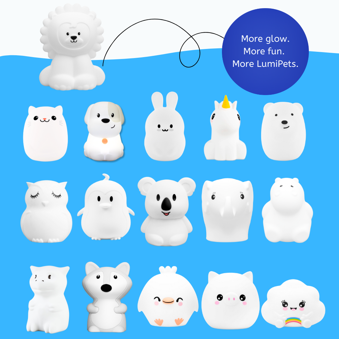 LumiPets® Luther the Lion- Children's Touch Night Light