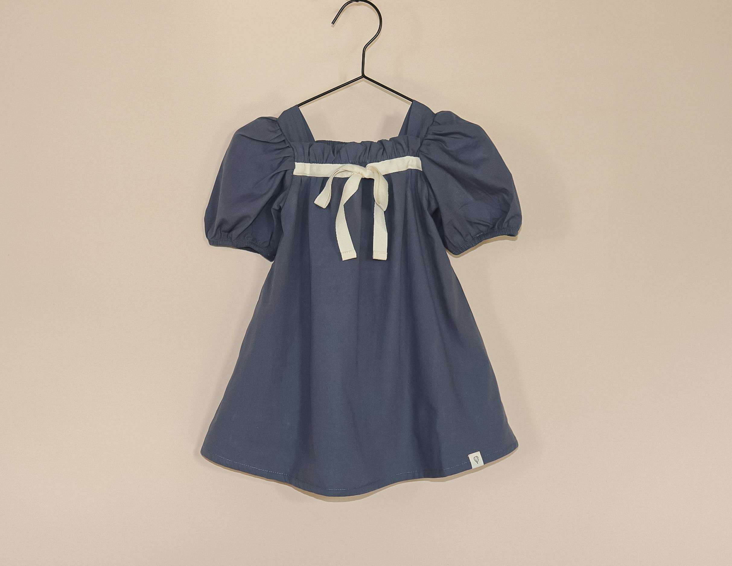 Almond Bud - The Poppy Puff Sleeve Dress w/ Matching BLOOMERS  Baby Dress: 2-3T