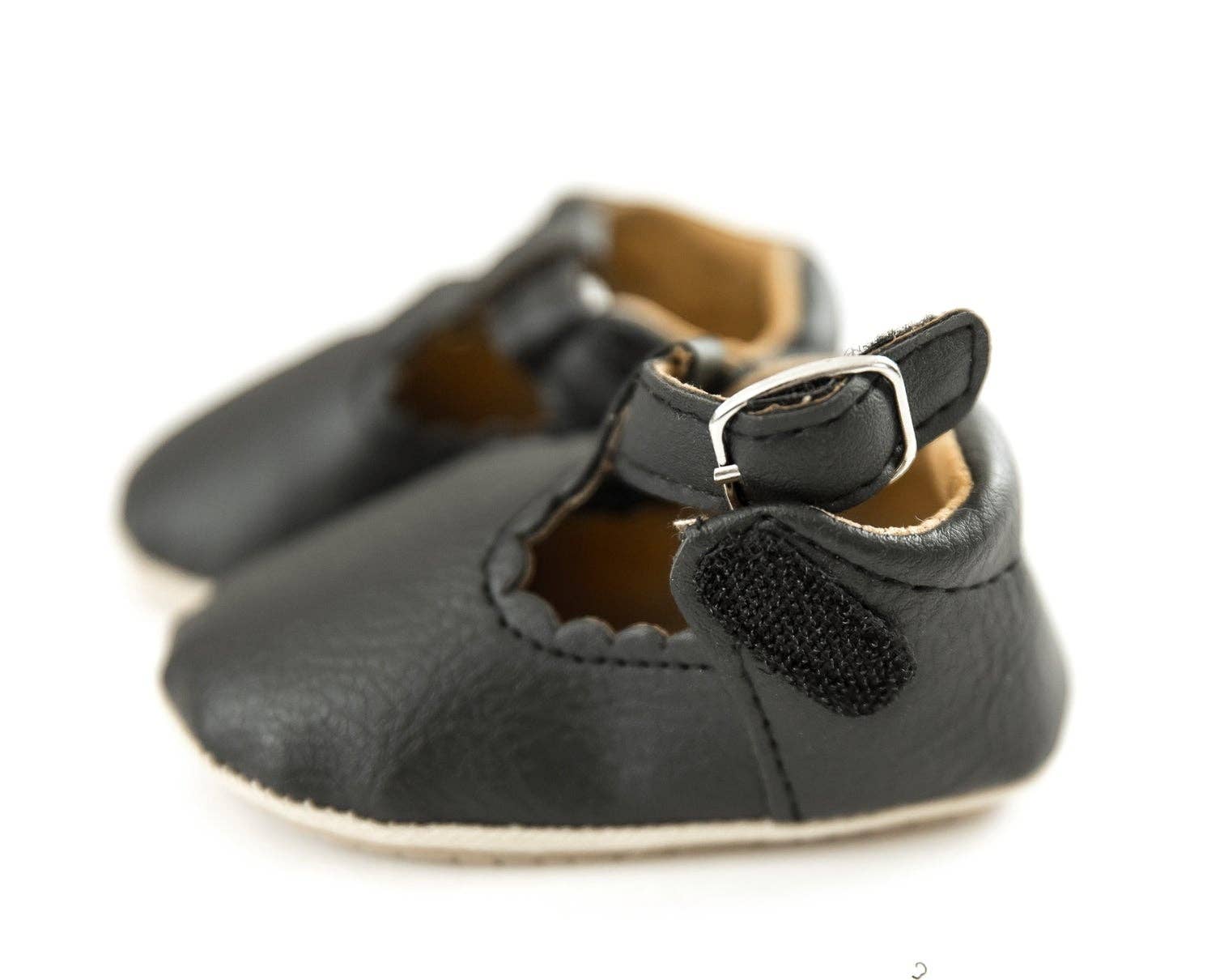 Urban Tots - Mary Jane Moccs - Black: 3-6m