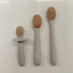 Ali+Oli - Ali+Oli (3-pc) Multi Stage Spoon Set for Baby (Blue) 6m+