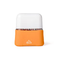 En Route - Bon Voyage 4 Piece Travel Bottles set displayed with a protective orange silicone case, perfect for stylish packing and mom life essentials.