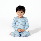 Bellabu Bear - Winter Train Bamboo Convertible Footie: 6-9m