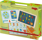 1, 2 Numbers & You Magnetic 158 Piece Game Box featuring colorful magnetic numbers and math symbols designed for playful learning and educational fun.
