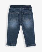RuffleButts + RuggedButts - Boys Medium Wash Stretch Denim Pull-on Jeans
: 2T