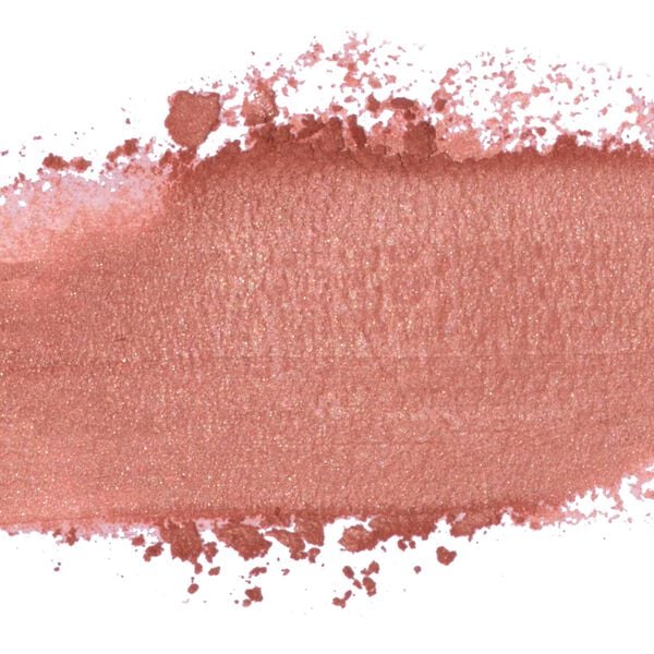 Soft rosy beige powder swatch showcasing the warm, natural tone from Merle Norman Cosmetics - Backstage Cheek Duo (Limited-Edition), perfect for subtle, elegant makeup looks.