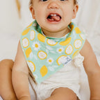 Bandana Bibs - Lemon - 4 Piece Set