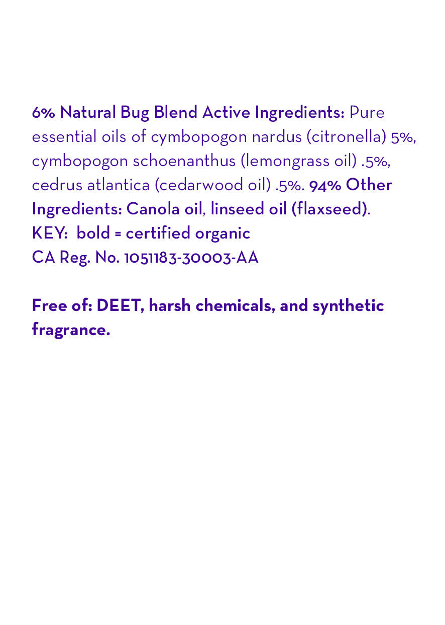 California Baby - Natural Bug Blend™ Body Oil