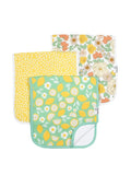 Premium Burp Cloths - Lemon - 3 Piece Set