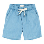 Miki Miette - Chambray Logan Shorts - 2T