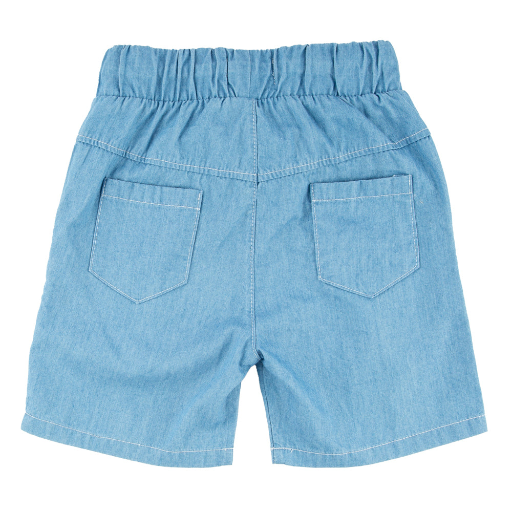 Miki Miette - Chambray Logan Shorts - 2T