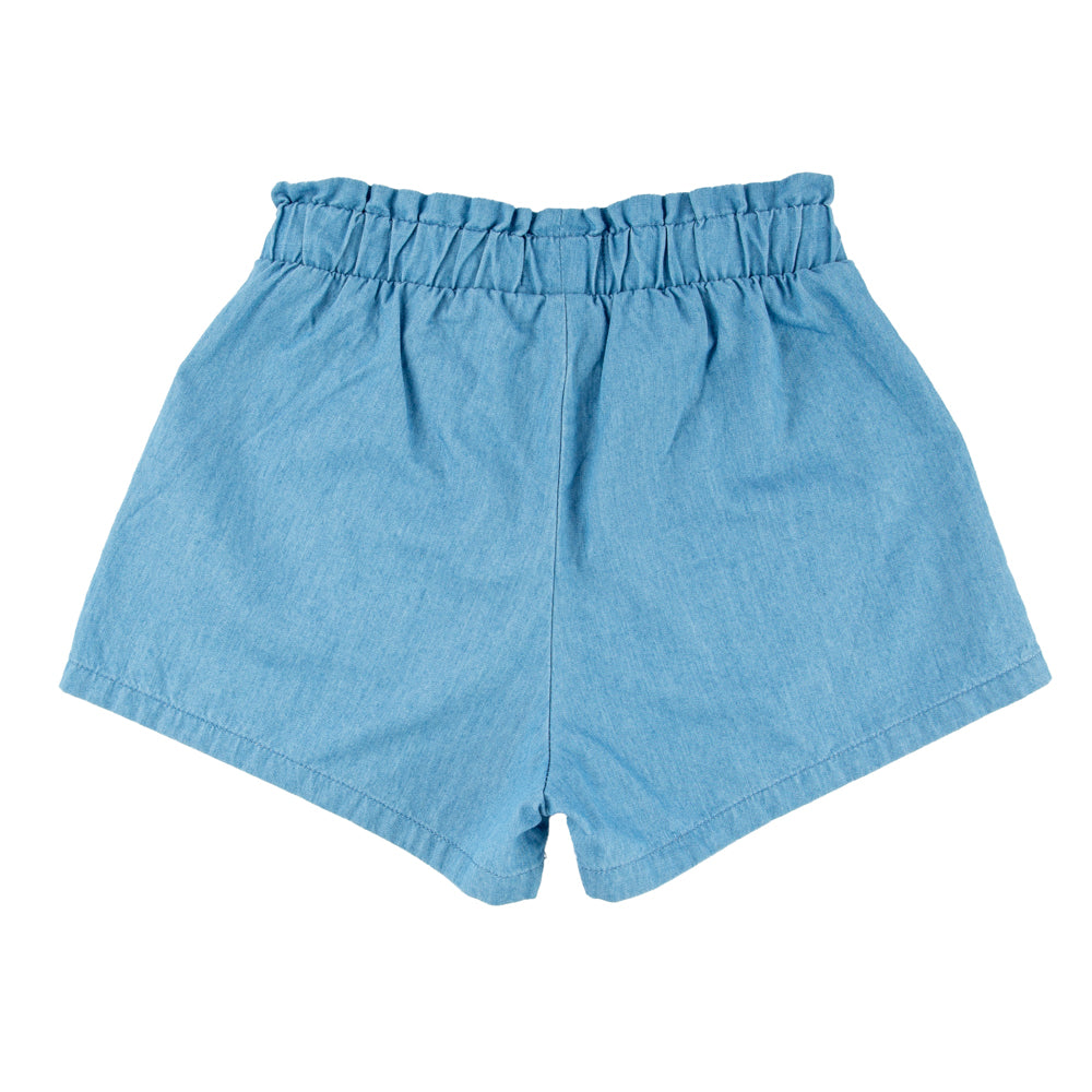 Miki Miette - Chambray Ava Shorts - 2T