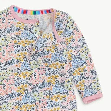 Children's floral pajama on a white background.