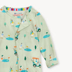 A long-sleeve baby sleep sack by eco-friendly Magnetic Me.