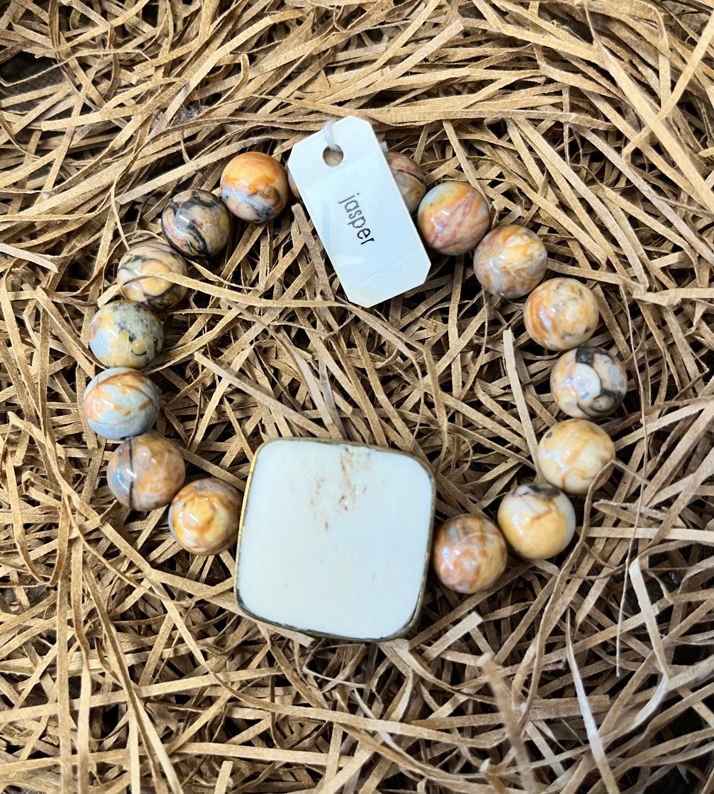 Stretch Bracelet ~ Jasper Gemstone