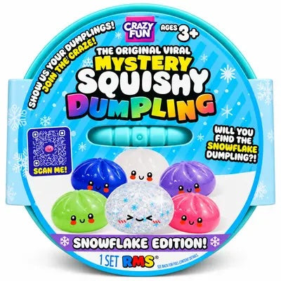 RMS Crazy Fun Snowflake Mystery Bao Bun Squishy