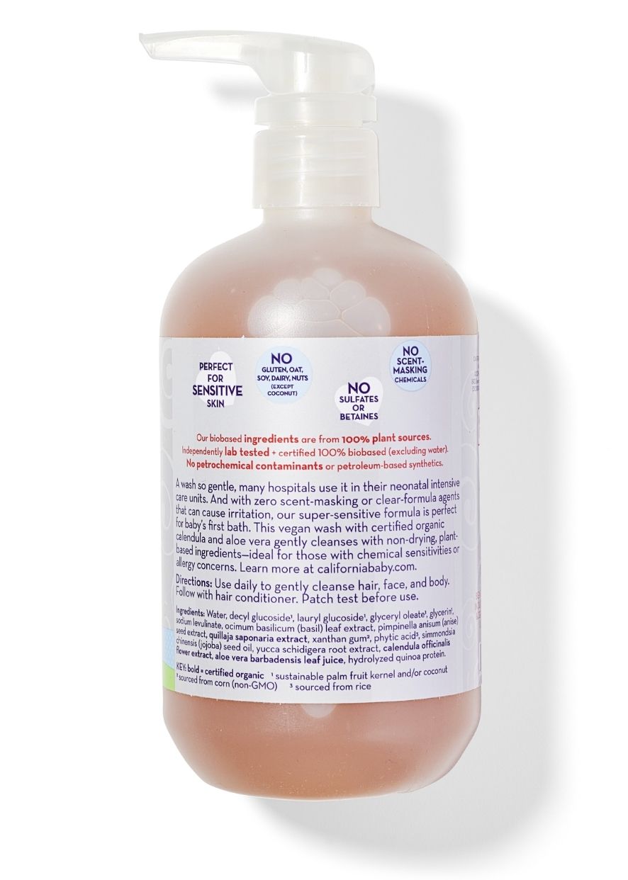 California Baby - (No Fragrance) Super Sensitive™ Shampoo & Bodywash