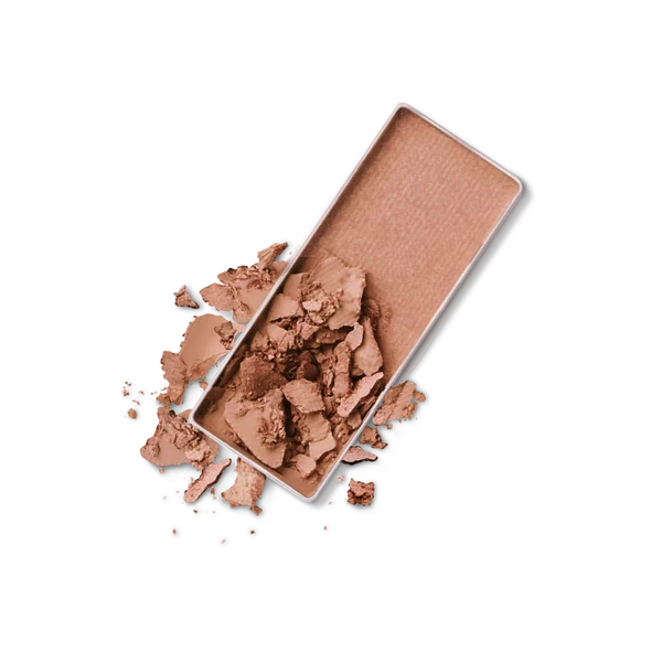 Soft Touch Shadow in a soft semi-matte mid-tone peachy pink shade with a smooth, finely milled texture perfect for a natural, everyday look.