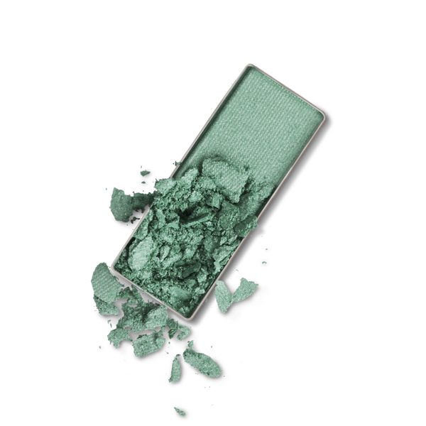 Soft Touch Shadow in a soft mint green shade, finely milled powder eyeshadow with a smooth texture for a gentle, stylish makeup look.