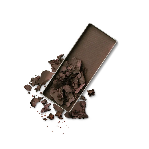 Soft Touch Shadow eyeshadow palette with rich, matte brown tones, perfect for creating soft, natural looks with a smooth, blendable texture.