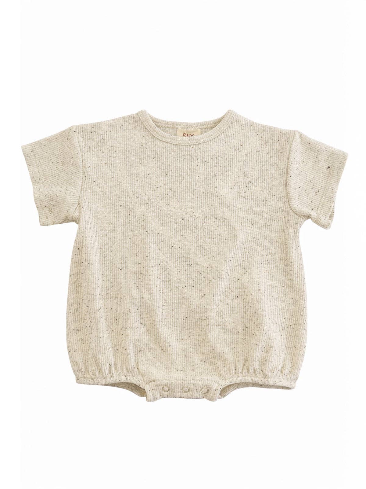 Bubble T-Shirt Outfit - Cream Speckle