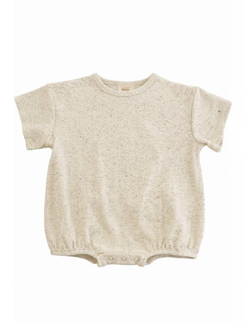 Bubble T-Shirt Outfit - Cream Speckle