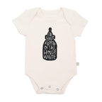 Finn + Emma - Baby graphic organic bodysuit | I'll have a Bottle of the House White: 0-3m