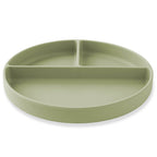 Ali+Oli - Baby Plate with Suction and  Divided Portions (Sage)