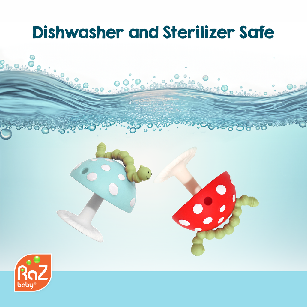 RaZbaby - Chompy Grip Teether: Red