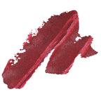 A textured swipe of deep berry red lipstick or lip color on a plain white background.
