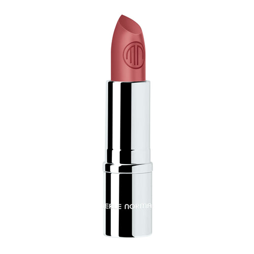 Merle Norman Cosmetics - Age Defying+ Lipcolor in a soft amber rose shade with sleek silver casing, perfect for modern moms seeking stylish essentials for little ones and mom life.