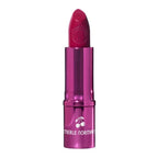 Merle Norman Cosmetics - Age Defying+ Lipcolor in a rich cherry red shade, housed in a sleek metallic pink tube, perfect for modern moms seeking stylish essentials.