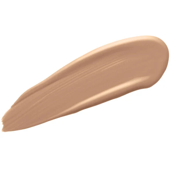 Smooth beige-toned makeup swatch showcasing texture and coverage of Aqua Balance Makeup, ideal for a natural, balanced complexion.