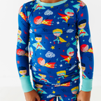 Kiki + Lulu - Cozy & Courageous Superhero Kids Pajamas: 2T