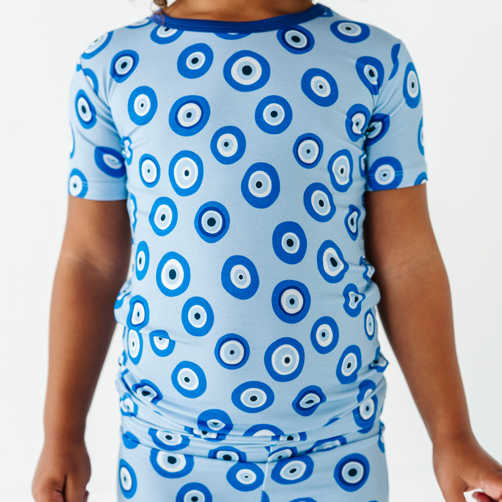 Kiki + Lulu - Mamma Mia! Here, I Go Again Toddler/Big Kid Pajamas- Short Sleeve and Shorts: 5/6T