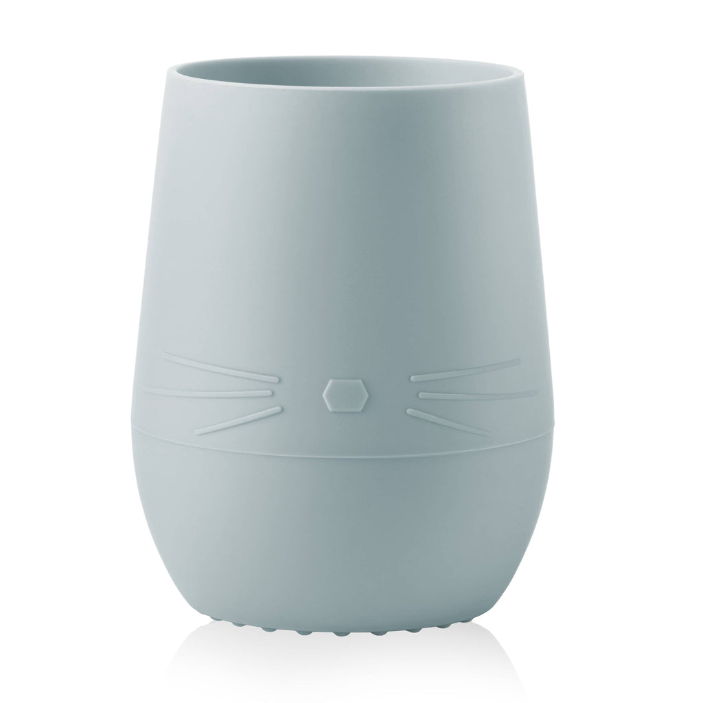 Ali+Oli - Bunny Face Silicone Open Cup for Baby & Toddler (Dream Blue)