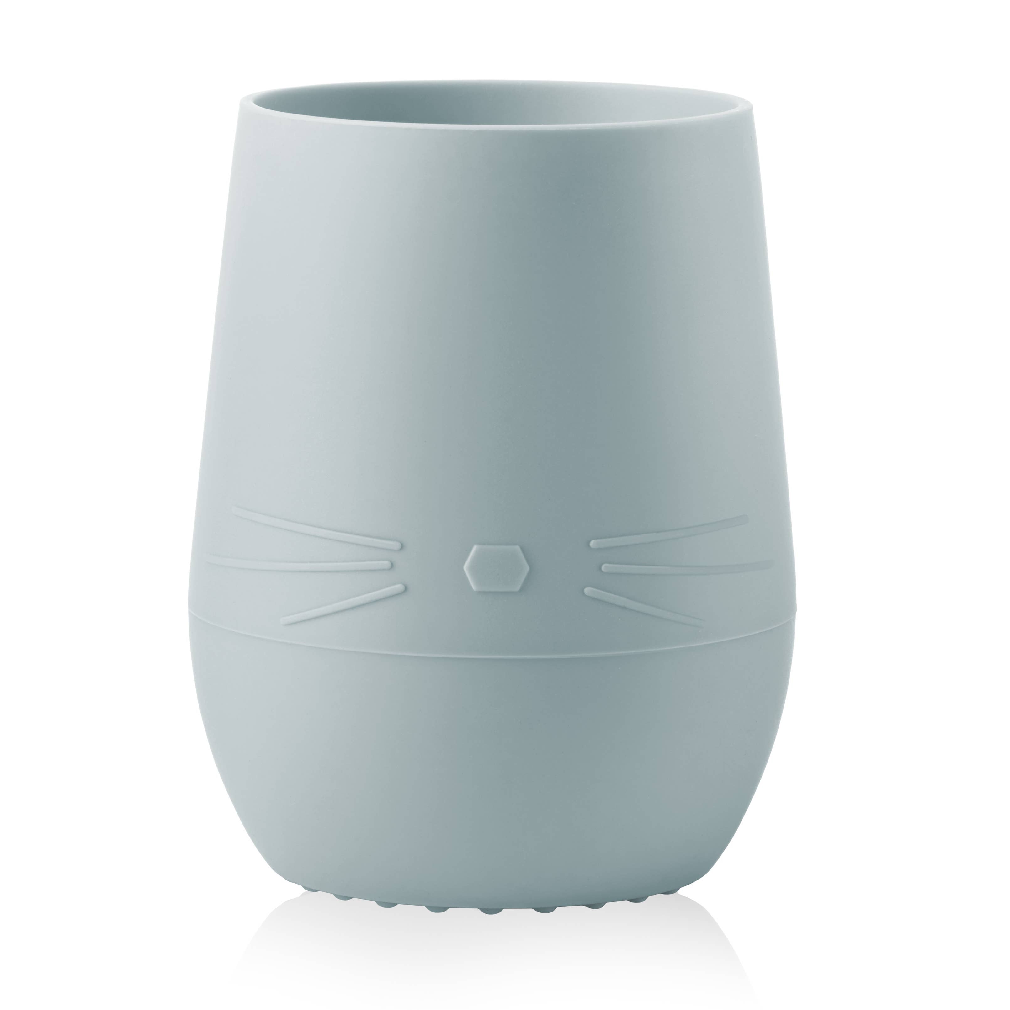 Ali+Oli - Bunny Face Silicone Open Cup for Baby & Toddler (Dream Blue)