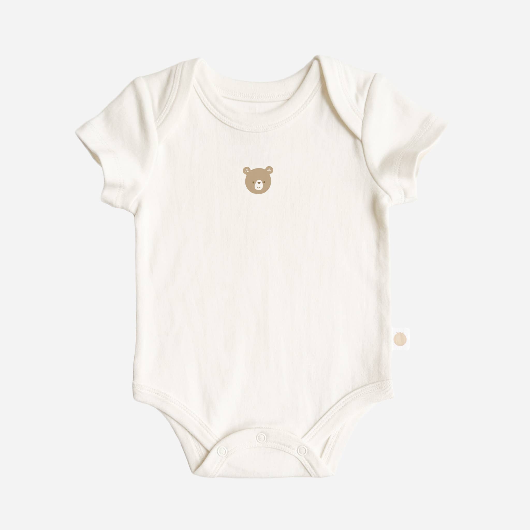 The Blueberry Hill - Onesie Bear Bodysuit Organic Baby Summer Graphic Tee Gift - 0-6m