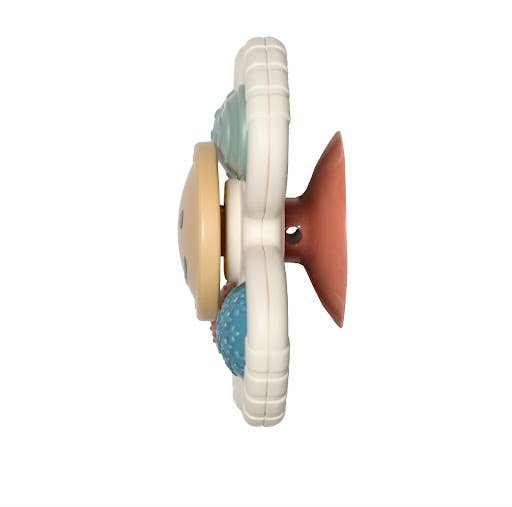 Itzy Ritzy - Itzy Pop & Whirl™ - Bath + Travel Toy: Strawberry