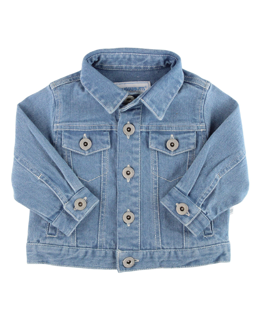 RuffleButts + RuggedButts - Boys Light Wash Jacket
: Blue / 4T