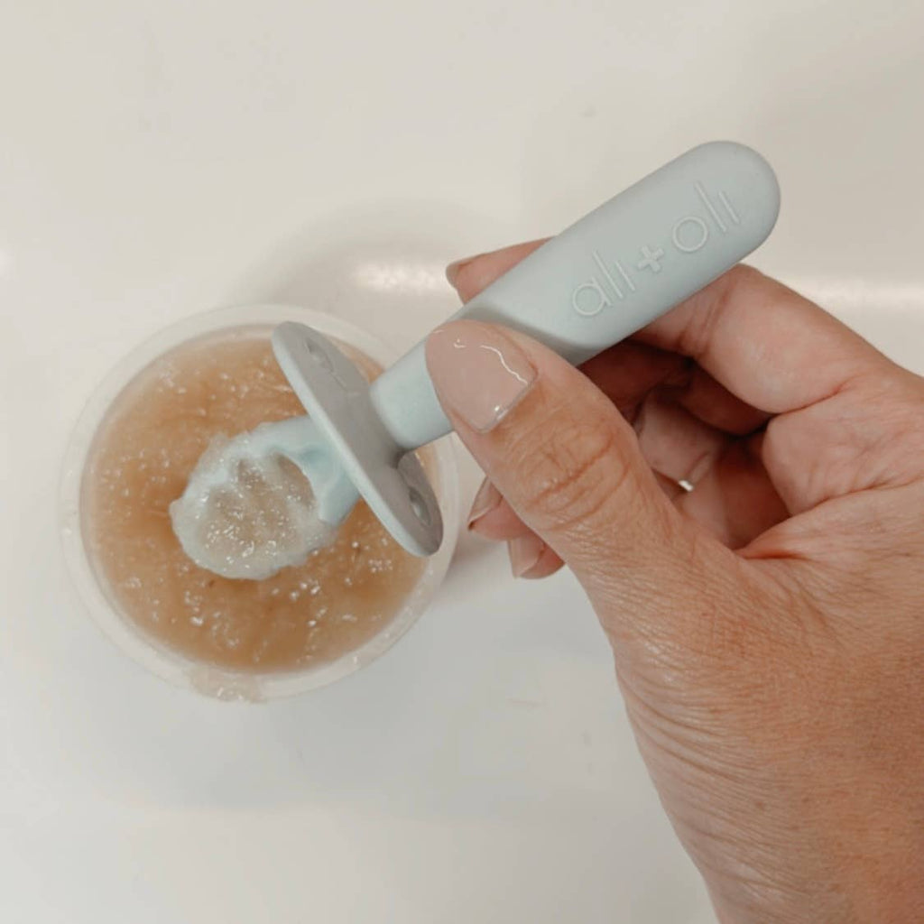 Ali+Oli - Ali+Oli (3-pc) Multi Stage Spoon Set for Baby (Blue) 6m+